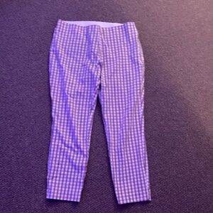 Plaid women’s capri pants